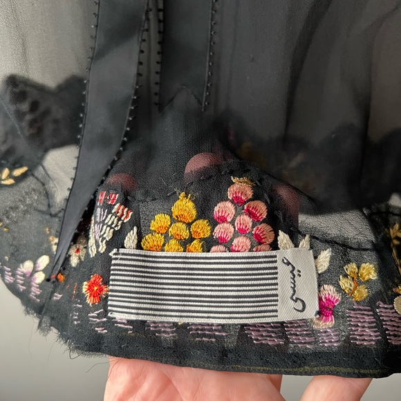 Essa Walla Embroidered Silk Blouse - Picture 3 of 11